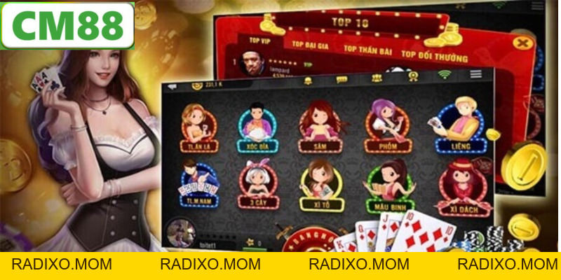 Game Bài CM88 - Trải Nghiệm Game Online Với Trò Chơi Hot - radixo